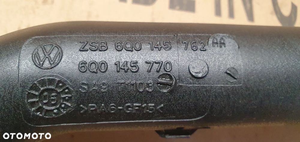 Przewód rura intercoolera Skoda Roomster 1.4 TDI 6Q0145762AA 6Q0145770 - 8
