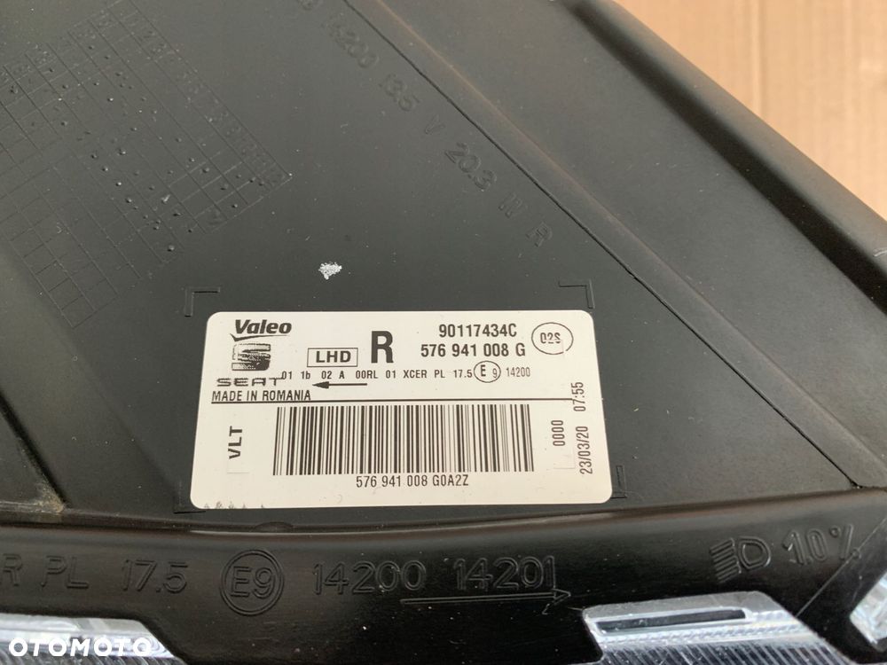 lampa prawa przednia seat ateca full led - 9