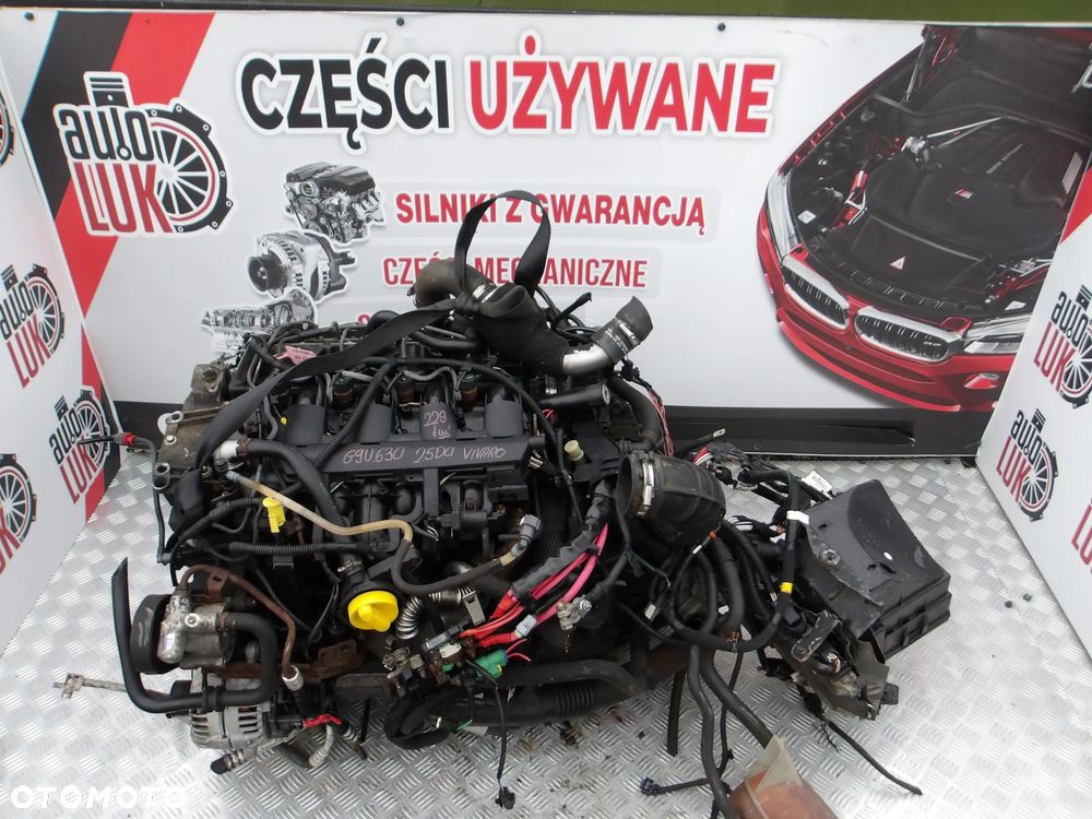 SILNIK KOMPLETNY OPEL VIVARO 2.5 DCI G9U630 229 TYS