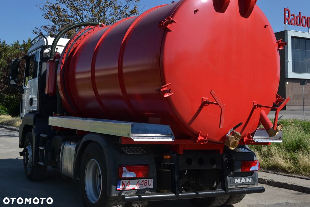 MAN TGS 18.440 ASENIZACYJNY SZAMBIARKA NOWA BECZKA 12.5 m³ POMPA JUROP KLIMATYZACJA SPECJALNY - 4
