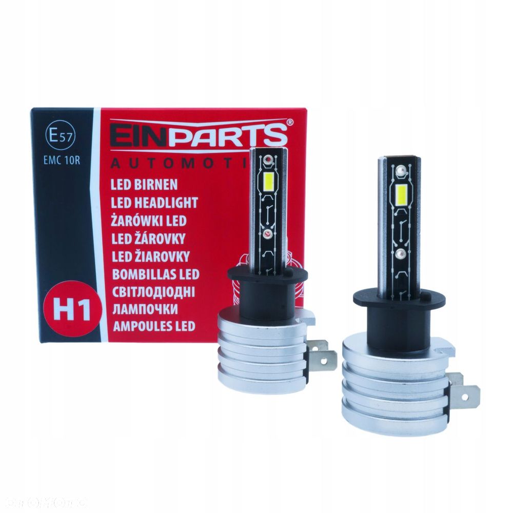 Żarówki EinParts Automotive LED 6500K 1800lm H1 Kpl 2 szt - 2