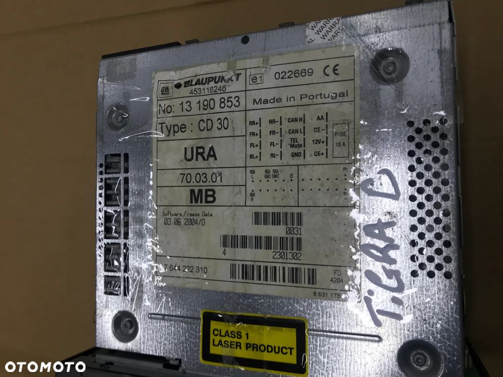 Radio Opel tigra b 13190853 - 5