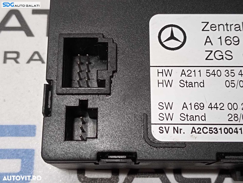 Unitate Modul Calculator CAN Gateway Mercedes Clasa B Class W245 2005 - 2012 Cod A1695403945 A2C53100414 [M4355] - 3