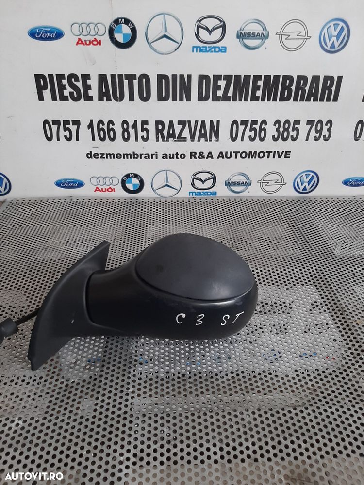 Oglinda Stanga Electrica Citroen C3 An 2003-2004-2005-2006-2007-2008 Vanduta De Firma Cu Garantie L - 4