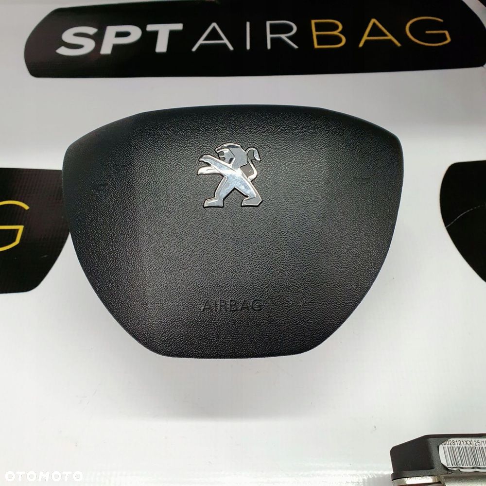 308 T9 KOKPIT DESKA KONSOLA PULPIT PODUSZKA AIRBAG AIR BAG PASY KIT SET - 4