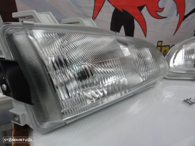 Faróis frontais manuais com luz branca 5000k Honda civic 92-95 2, 3 portas EG3, EG4, EG5, EG6, EJ1, EJ2, 4 portas EG8, EG9, EH8, EH9 - 5