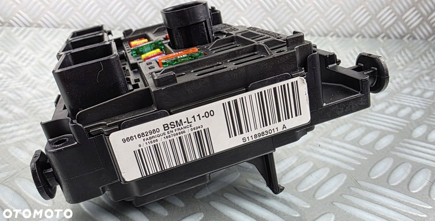 9661682980 S118983011A moduł skrzynka sterownik BSM L11-00 PEUGEOT CITROEN - 7