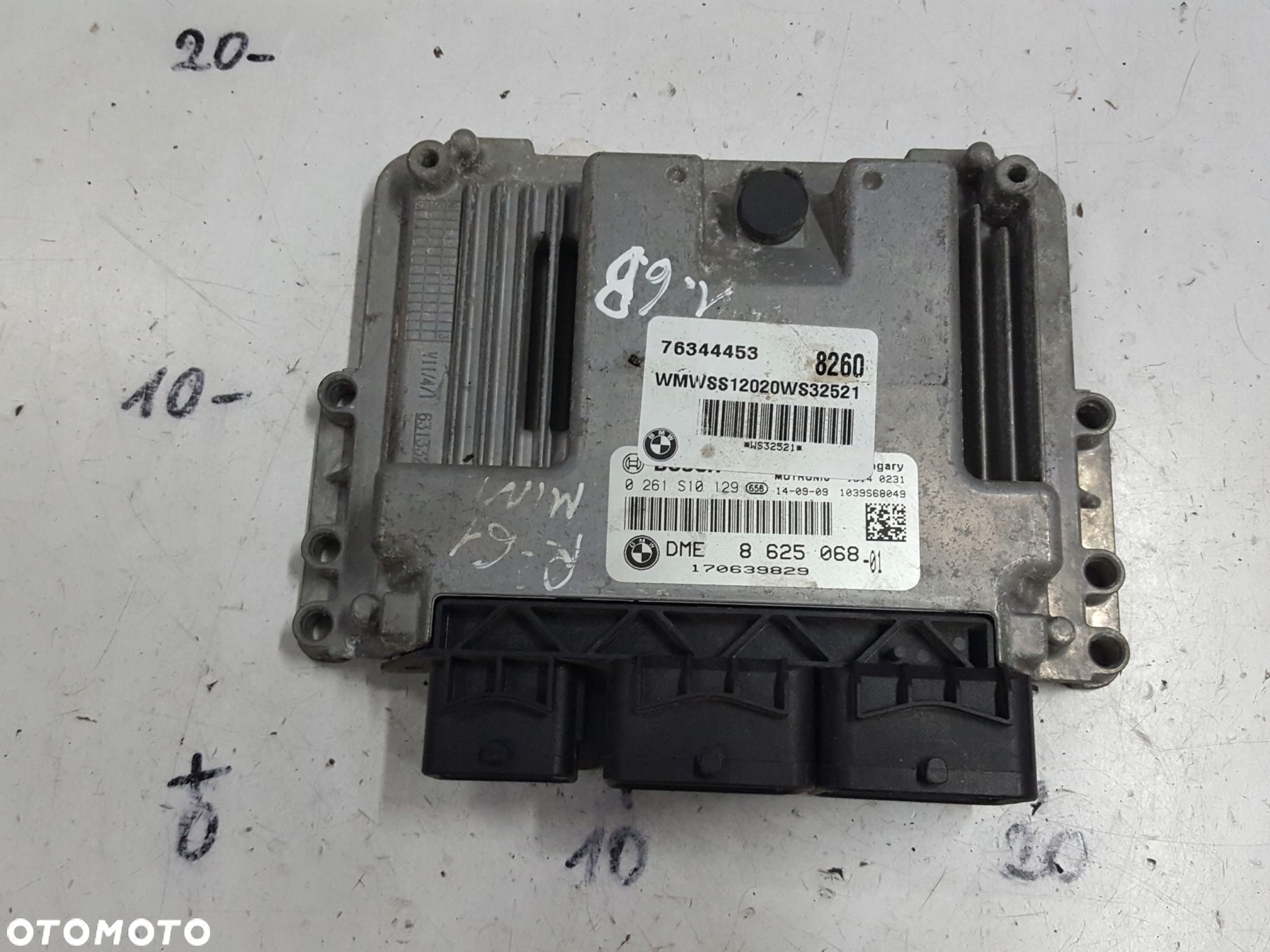 MINI PACEMAN R61 R60 10r- 1.6 B KOMPUTER SILNIKA 8625068 - 1