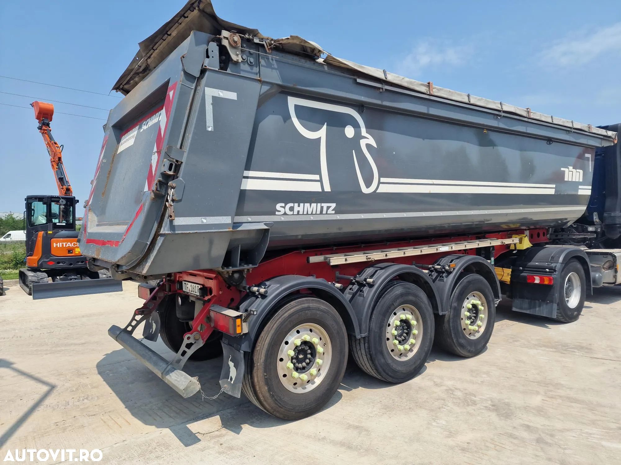 Schmitz Cargobull SKI 8.2, 28mc, Prelata CULISANTA automat, jante ALUMINIU, Anv 70% ok, otel, arata si ruleaza FOARTE BIINE, posibilitate leasing 4 ani-PROMOTIE 22900 EUR+Tva - 1