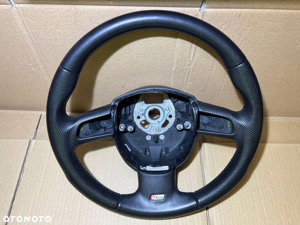 audi a3 8p lift kierownica skóra 3 ram pikowana sline 8p0419091 dtwul - 13