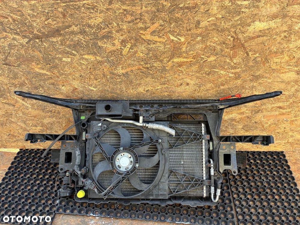 VW POLO 9N3 LIFT BENZYNA  PB PAS PRZEDNI CHŁODNICA WENTYLATOR KOMPLET - 10
