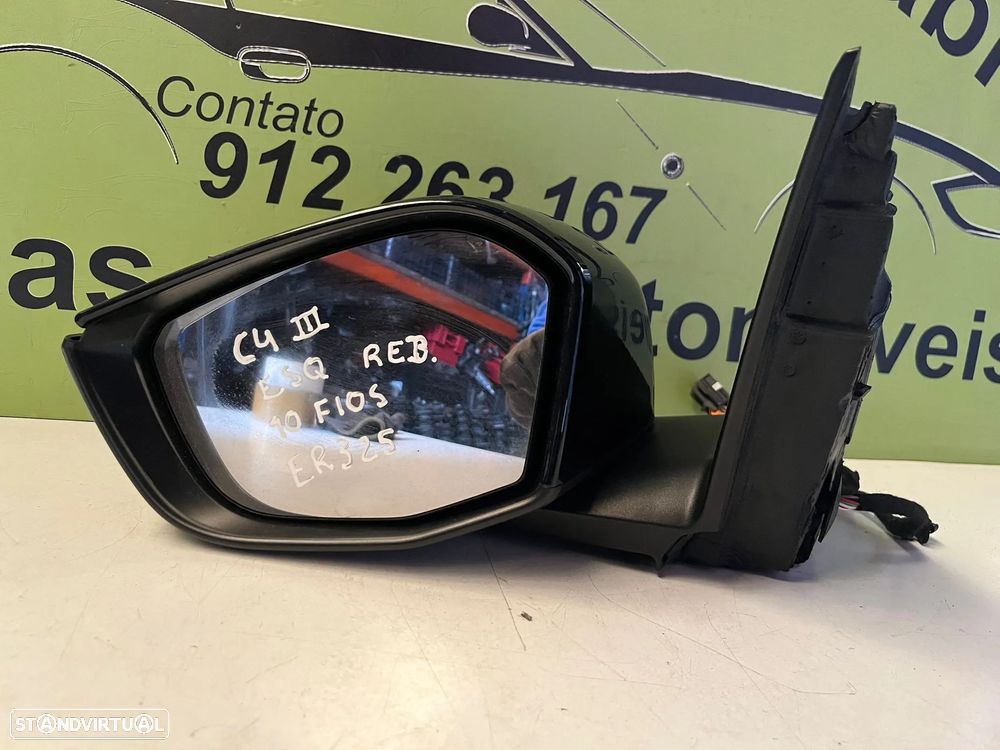 Citroen C4 III - ESPELHO RETROVISOR REBATIVEL ESQUERDO - ER325 - 3