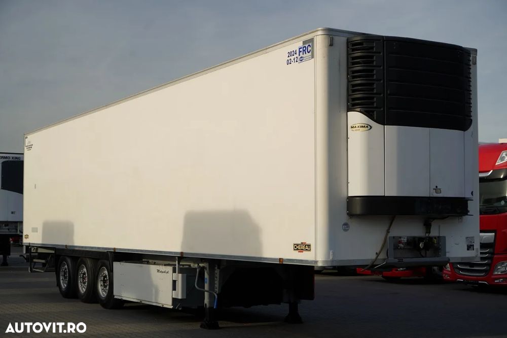 Chereau REFRIGERAT / MAXIMA 1300 / CU CÂRLIG / AXĂ DE RIDICARE / COȘ PENTRU PALEȚI - 8