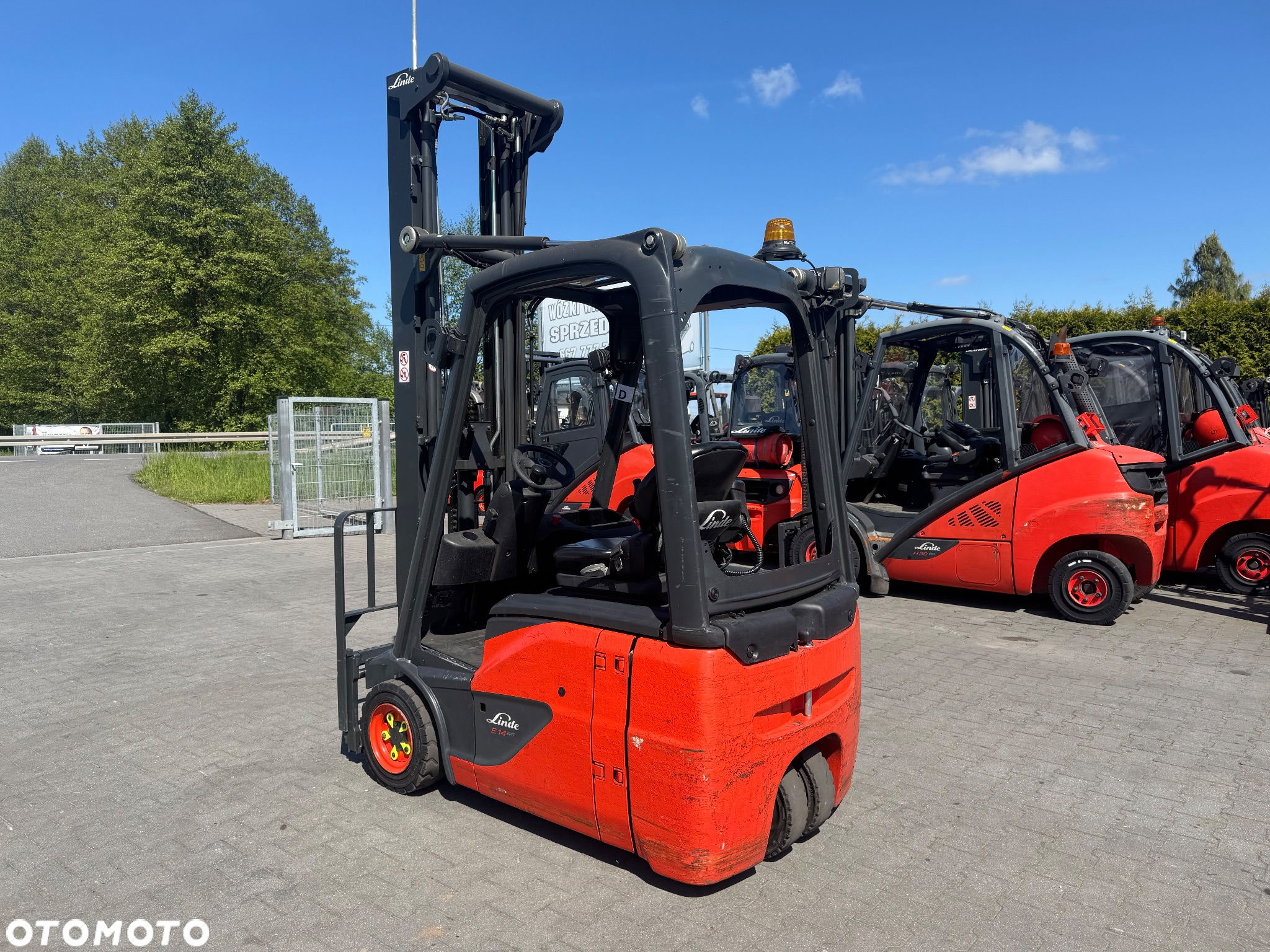 Linde E14  Evo Tylko 3560mth triplex przesuw wolny skok h16 h18 toyot e16 - 7