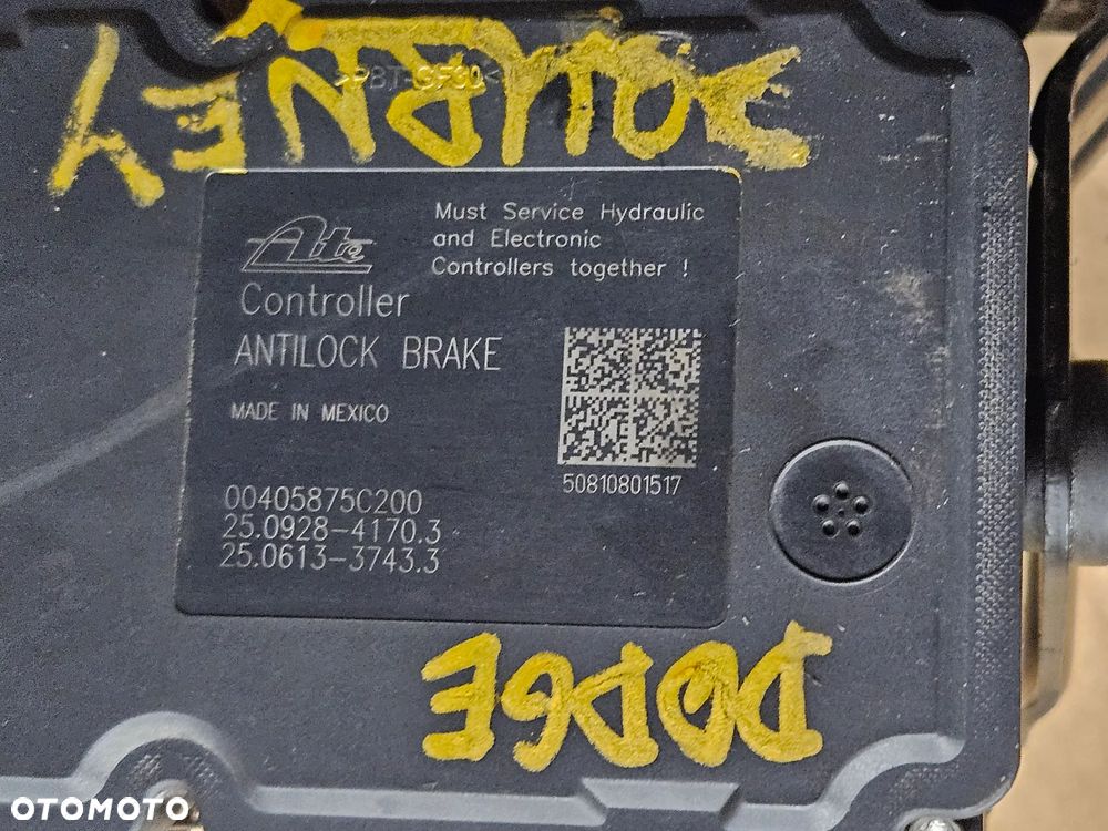 Dodge Journey pompa sterownik ABS ESP ESPRHSA 00405875C200 P04766396AG - 3