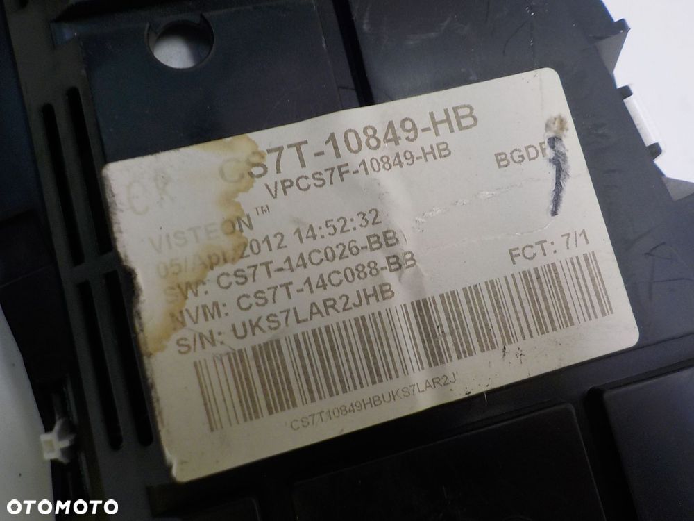 FORD GALAXY III MK3 LICZNIK SAMOCHODOWY CS7T-10849-HB - 2