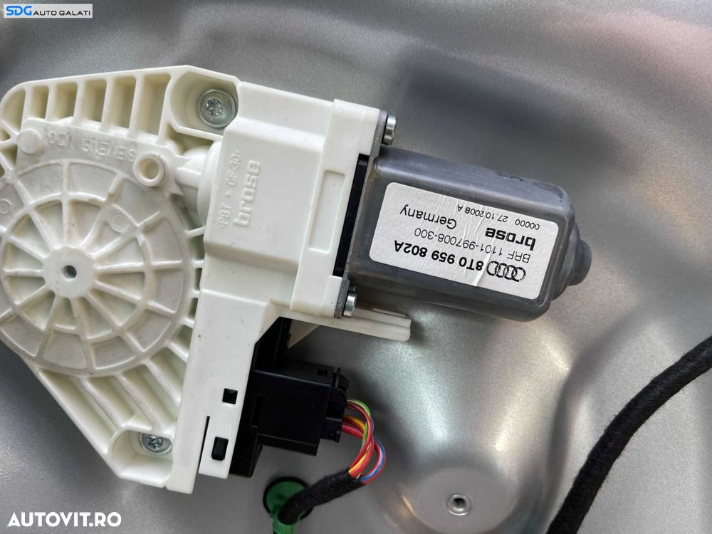 Macara Electrica pentru Geam Usa Portiera Dreapta Audi A5 Coupe 2008 - 2016 [C3083] - 2