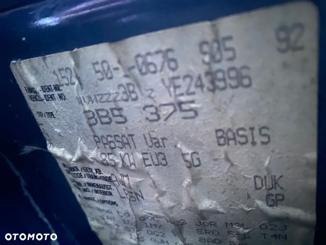 Passat B5 1.9 tdi AJM LB5N CZESCI klapa drzwi blotnik - 9