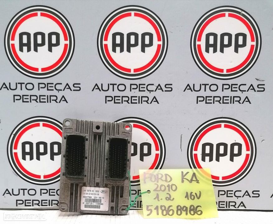 Centralina motor Ford Ká 1.2 16V, referência 51868986, 51903151 . - 1