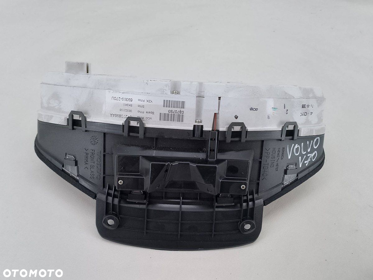 LICZNIK VOLVO V70 III ( 07-12 ) 31270899AA  36002598 2.0 D 136KM - 4