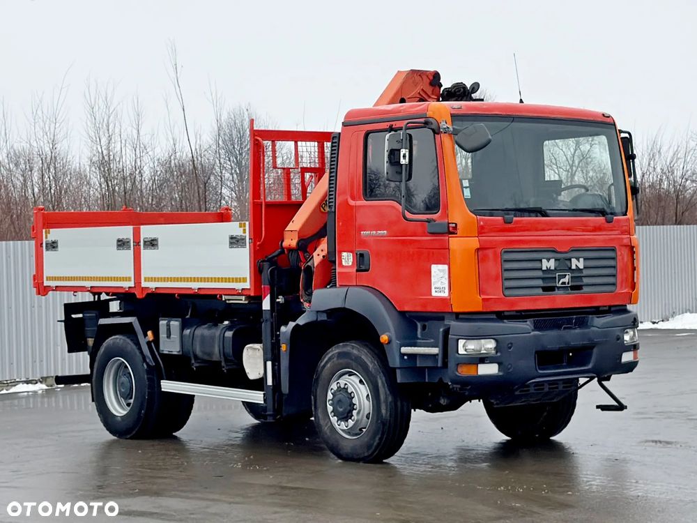 MAN TGM 18.280 * WYWROTKA 3,85 m* PALFINGER PK 10501 * 4x4 - 3