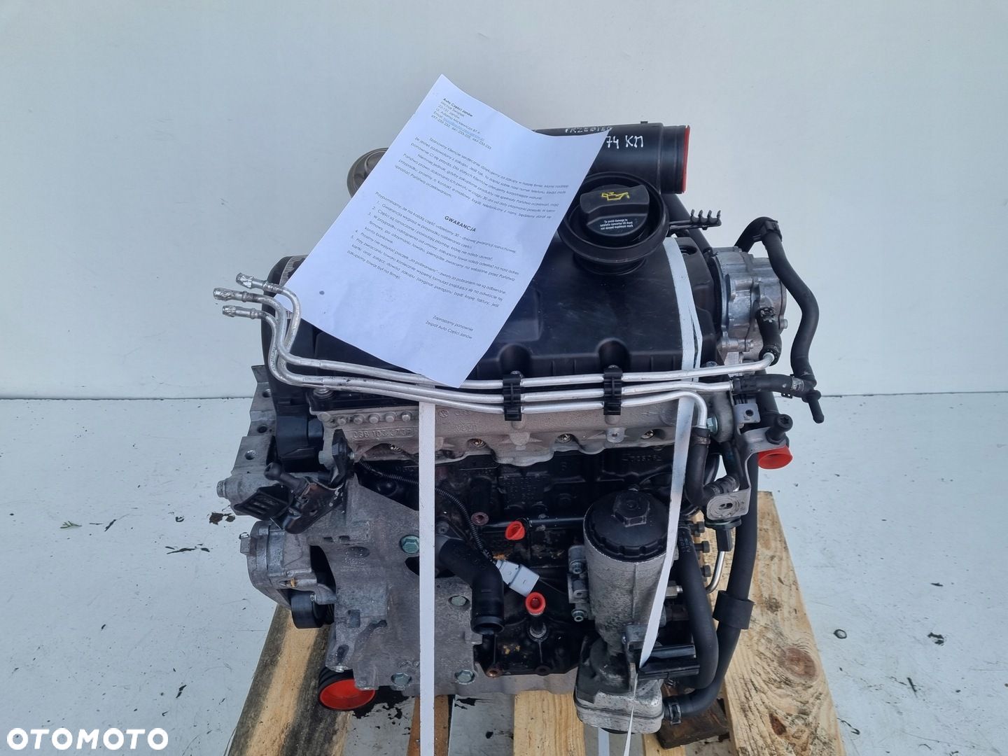 SILNIK KOMPLET VW Touran 1.9 TDI 90KM udokumentowane 166tyś BRU - 1