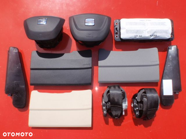 SEAT ALHAMBRA DESKA KONSOLA AIRBAG PODUSZKI 2 PASY - 4