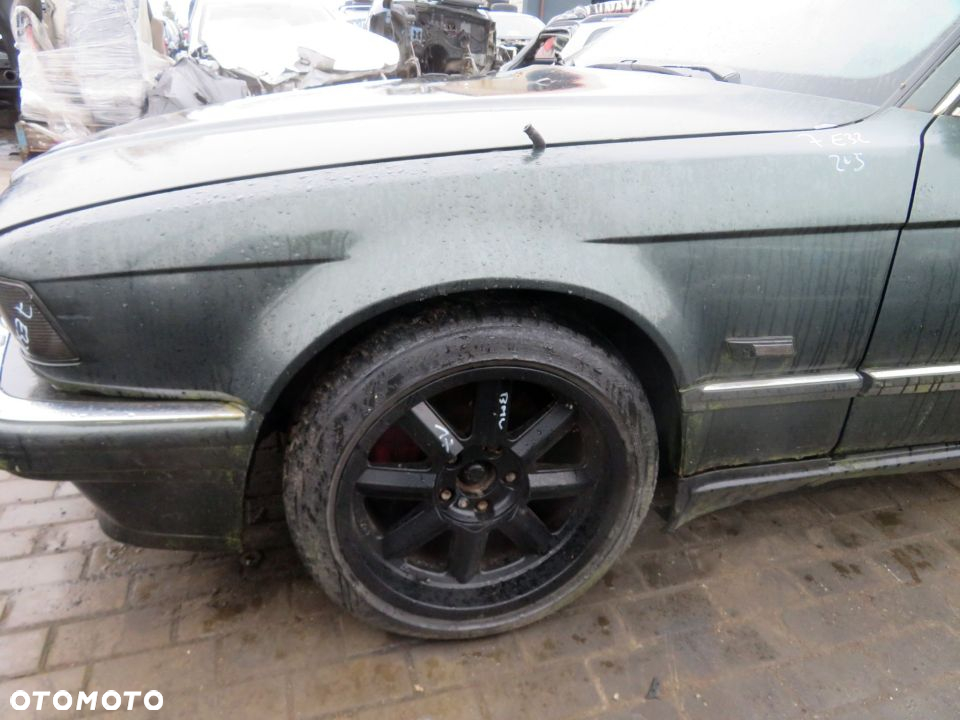 MASKA ZDERZAK BŁOTNIKI LAMPY 7 II E32 205 BMW 1986-1994 ZIELONY MALACHITGRUN PRZÓD KOMPLETNY - 5