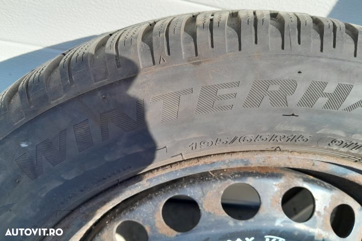 Janta tabla cu anvelopa 15 195/65 R15 Volkswagen VW Caddy 3 [2004 - 2 - 1