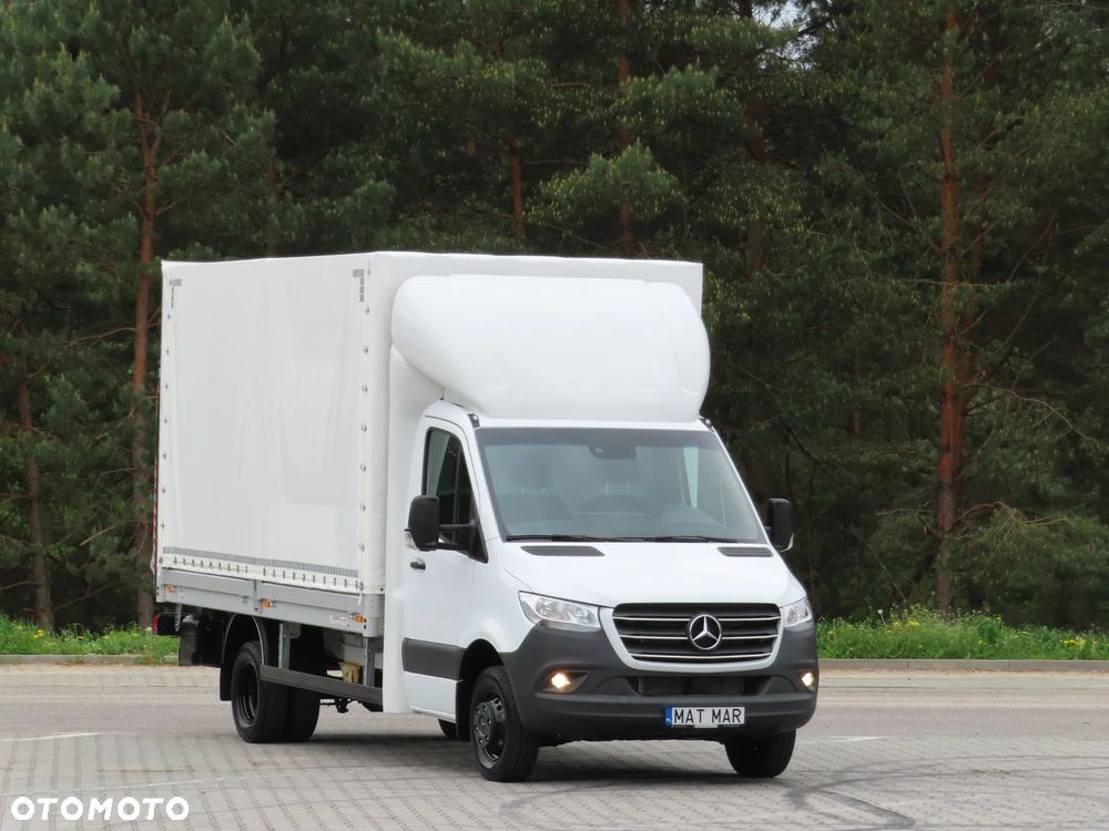 Mercedes-Benz Sprinter 519 CDI 190 KM Firana + Winda Załadowcza 1000 Kg Udźwig Skrzynia 4269 mm Długa 8.E.Palet Rozstaw Osi 4325 mm DMC 3500 Kg Ładowność 763 Kg WZMACNIANY Stan Jak NOWY Gotowy Dostępny OKAZJA - 3