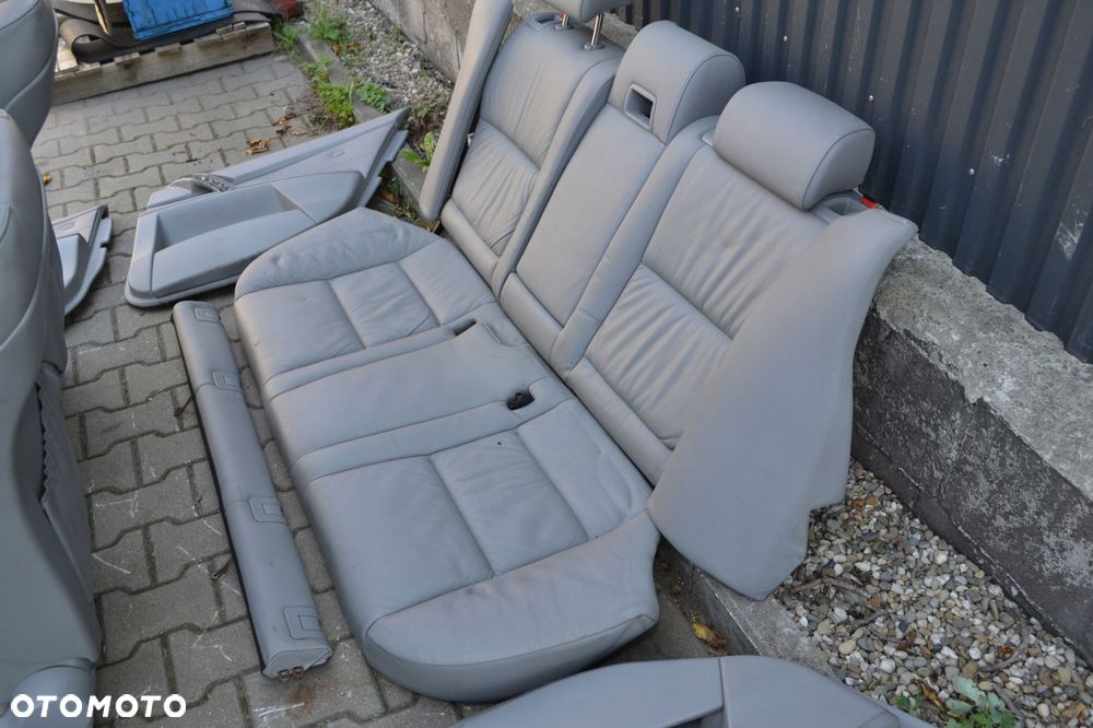 BMW E61 FOTELE SKÓRY KANAPA BOCZKI MPAKIET KOMPLET ANGLIK podgrzewane - 8