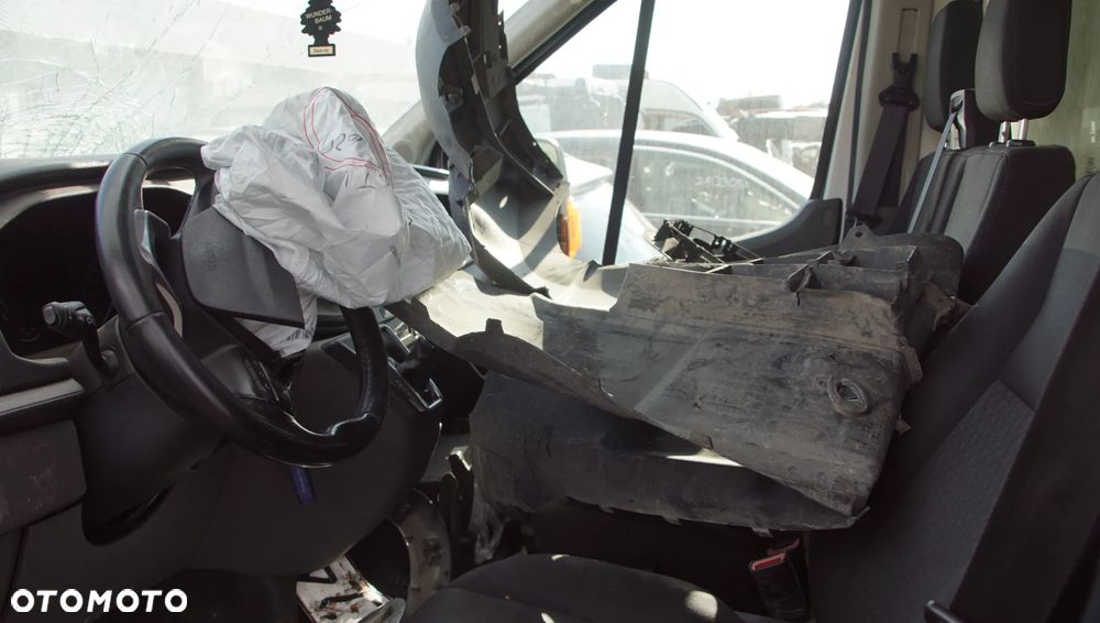 Auto na części - Ford Transit MK8 Lift 2.0 TDCI 131 KM BKFB KK2P-7000-EA 436 2019R Silnik Skrzynia Drzwi Lusterko Zderzak Błotnik Szyba Zabudowa Deska Kokpit Sterownik Moduł Czujnik Licznik Kierownica Panel - 10