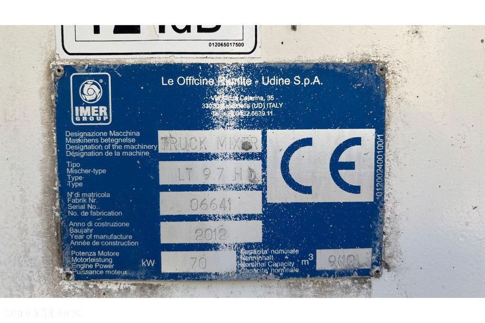 Volvo FM 9-300 8x4 EURO3 + IMER LT 9.7 H/D 9m3 - 28