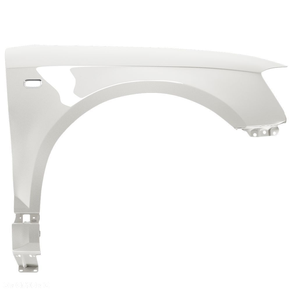 BLU Błotnik AUDI A3 8P LY9C prawy biały 03-08 przód ocynk IbisWeiss - 2