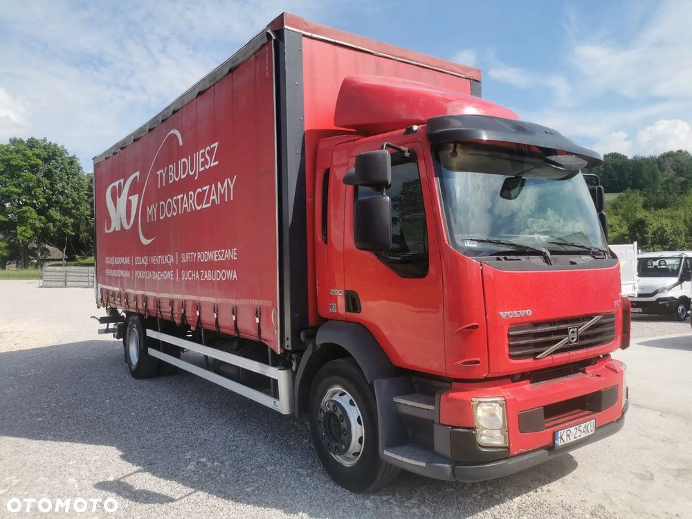 Volvo FL280 winda Dhollandia firanka z burtami 18.280KM nowe akumulatory - 3