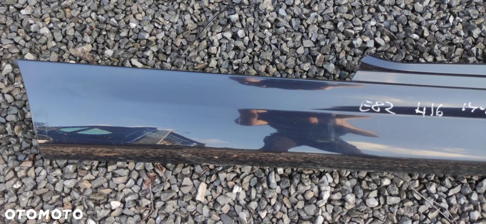 LISTWA PROGOWA LEWA PRAWA KOMPLET M PAKIET BMW E81 E82 E88 416 CARBONSCHWARZ - 2