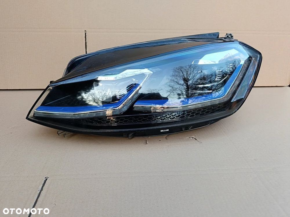 Full Led przedni lewy VW E-Golf VII 7 lift Golf GTE lampa 5G1941081F reflektor - 1
