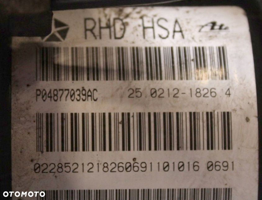 POMPA ABS JEEP COMPASS I 2.2 CRD 13r LIFT 04877039AC - 3