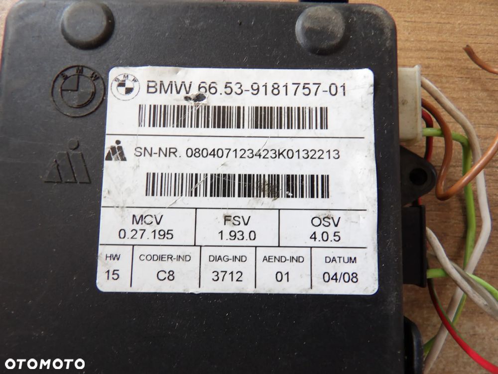 BMW - E70,E71 - KAMERA COFANIA Z MODUŁEM - NIGHT VISION - 9181757 - 2
