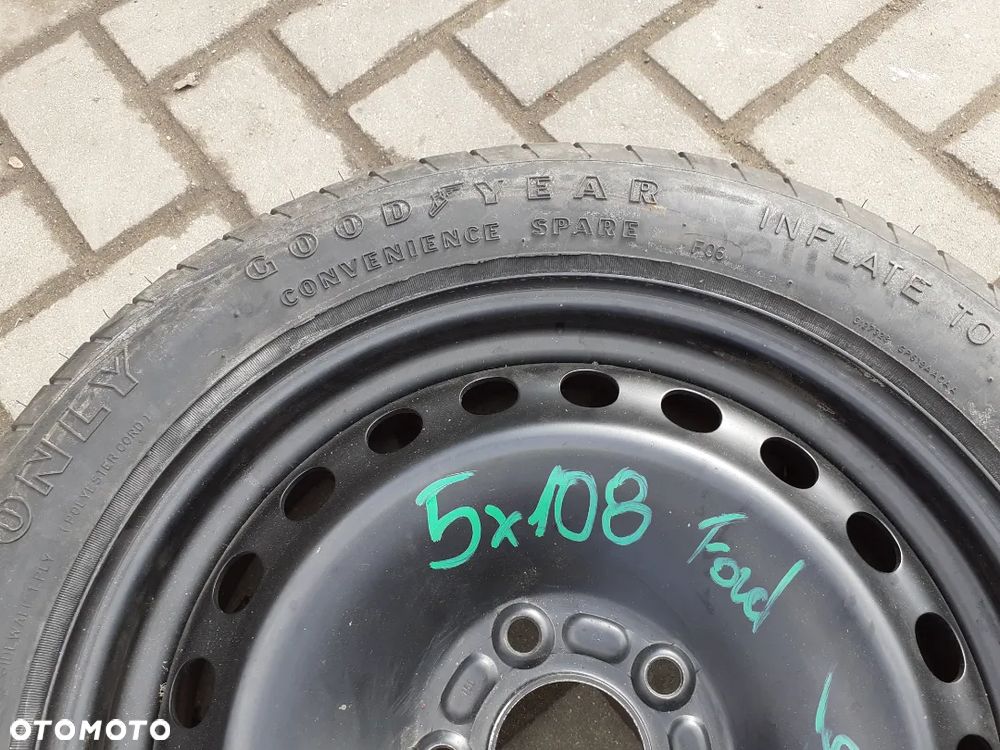 # DOJAZDÓWKA KOŁO DOJAZDOWE ZAPAS ZAPASÓWKA FORD 5X108 - 2
