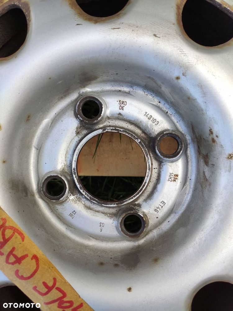 KOŁA FELGI STALOWE OPONY ZIMA VW GOLF 14'' - 3