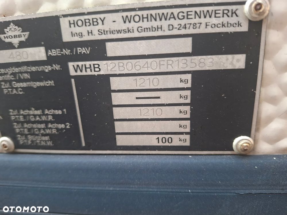 Hobby prestige 480 - 21