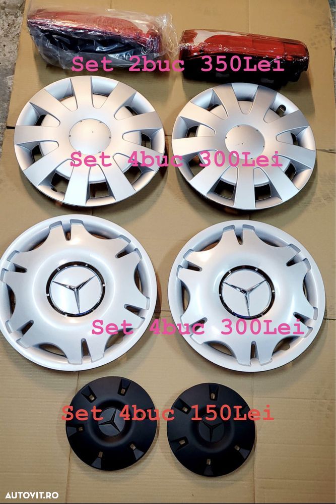 Capac, capace Jante Lampi Triple pentru Mercedes Sprinter Crafter 906 - 1
