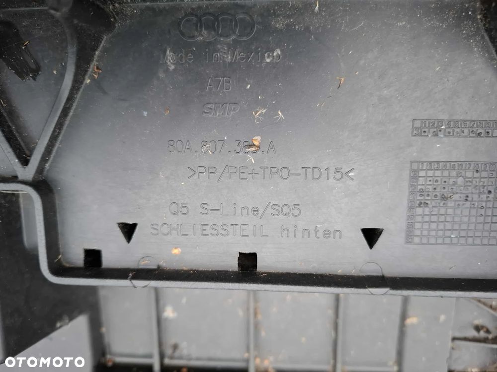 ZDERZAK TYLNY TYŁ AUDI Q5 II 80A S LINE SQ5 DYFUZOR - 9