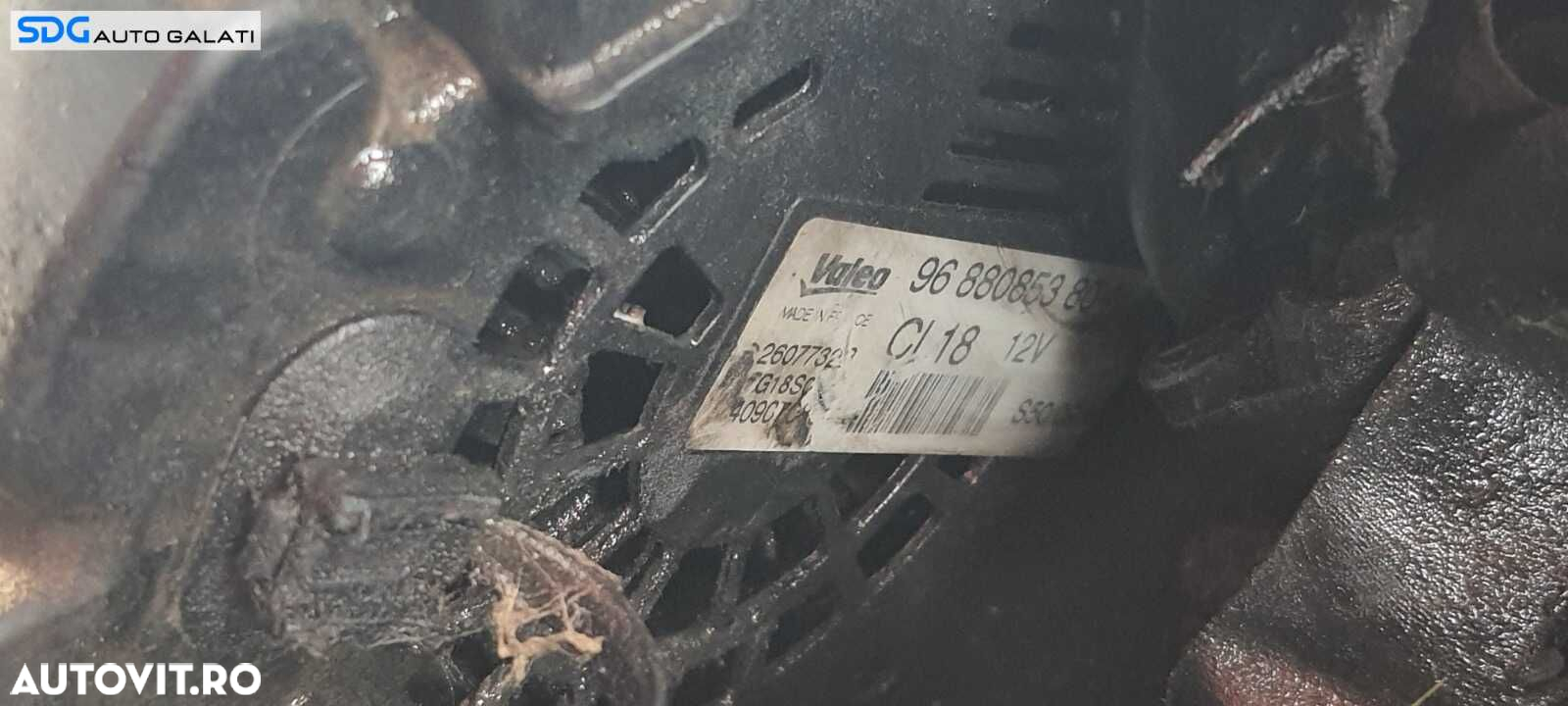 Alternator Peugeot 308 2.0 HDI 2007 - 2014 Cod 9688085380 [C1370] - 3