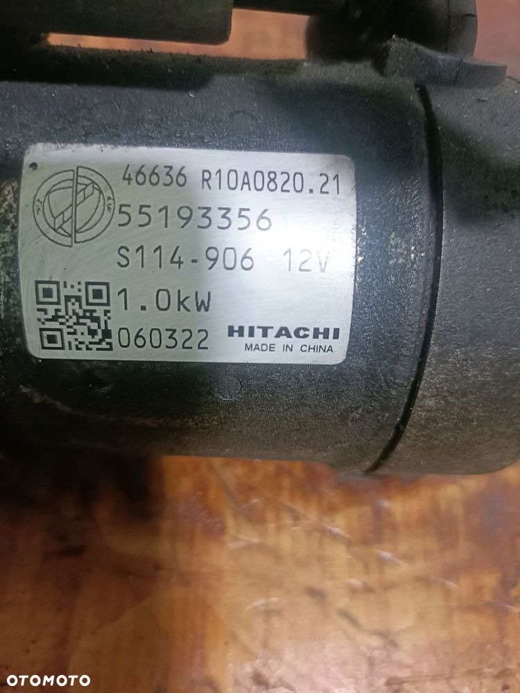 FIAT GRANDE PUNTO 05-12 r. 1,4 B ROZRUSZNIK HITACHI 55193356 + - 5