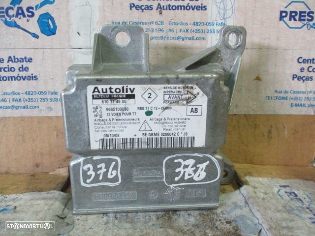 Modulo Airbag 610714900 9665100080 PEUGEOT 308 SW 2008 PEUGEOT 308 2008 1.6HDI 16V 110CV 5P CINZA  ESCURO - 1