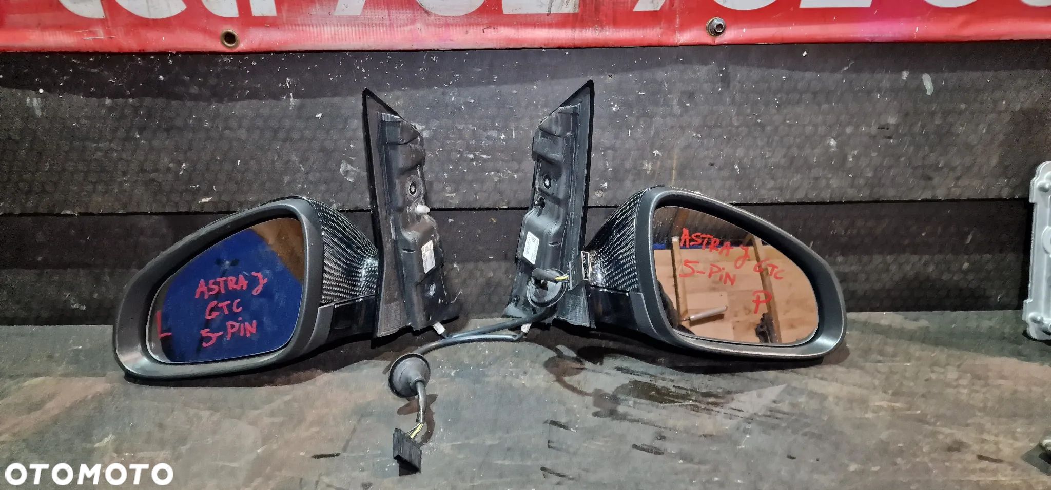 LUSTERKO ZEWNĘTRZNE PRAWE LEWE 5 PIN OPEL ASTRA IV GTC - 1