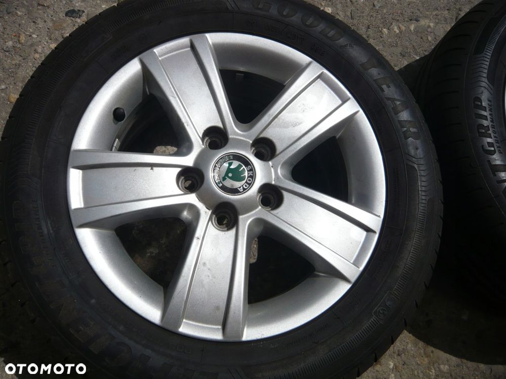 koła aluminiowe 1z0601025s skoda 205/60r15 - 5