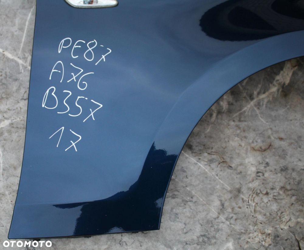 BŁOTNIK PRAWY PRZÓD PRZEDNI BMW E81 E82 E87 E88 A76 TIEFSEEBLAU B357 - 2